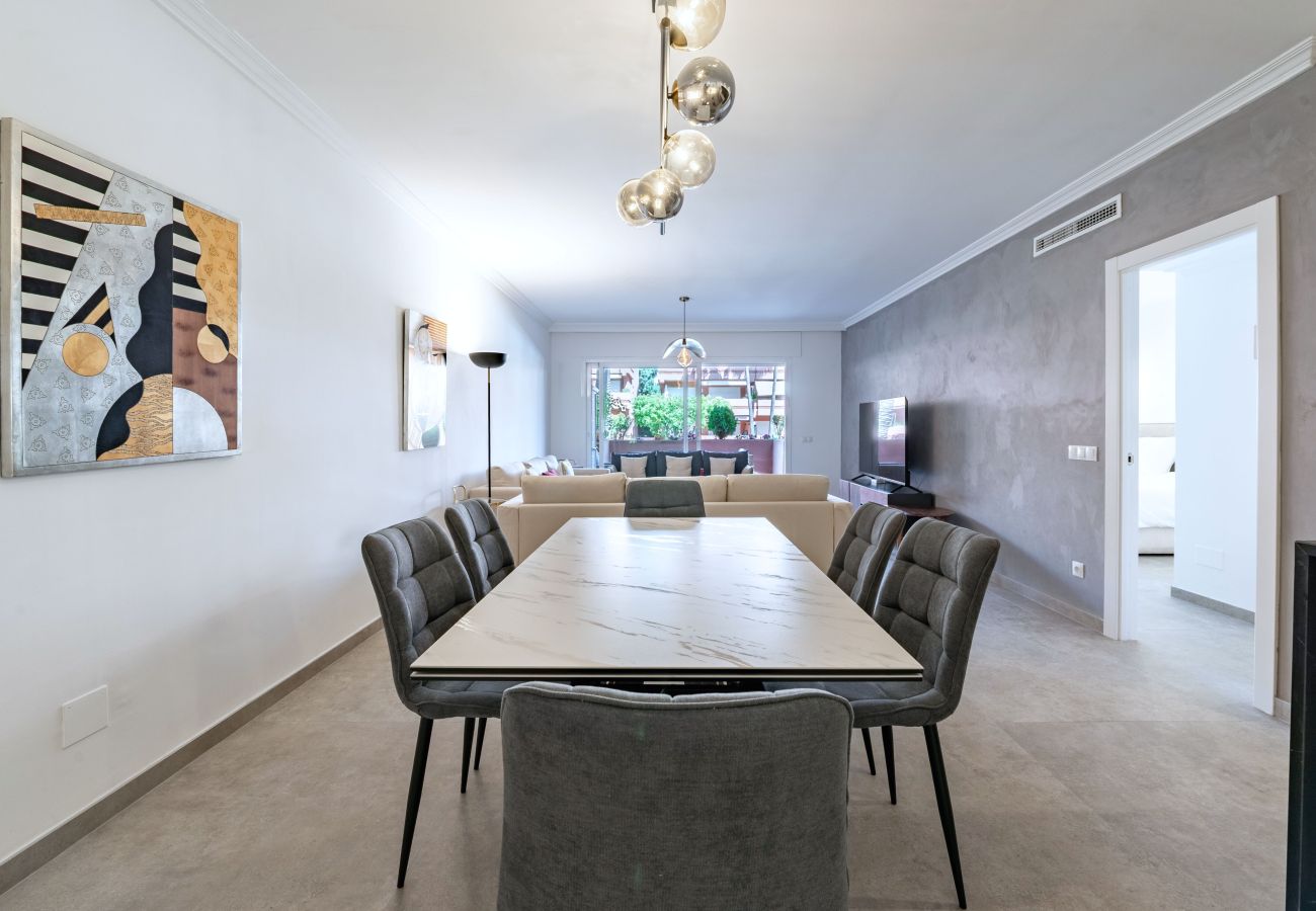 Apartamento en Marbella - Moderno apartamento vacacional en planta baja – Embrujo Playa, Puerto Banús