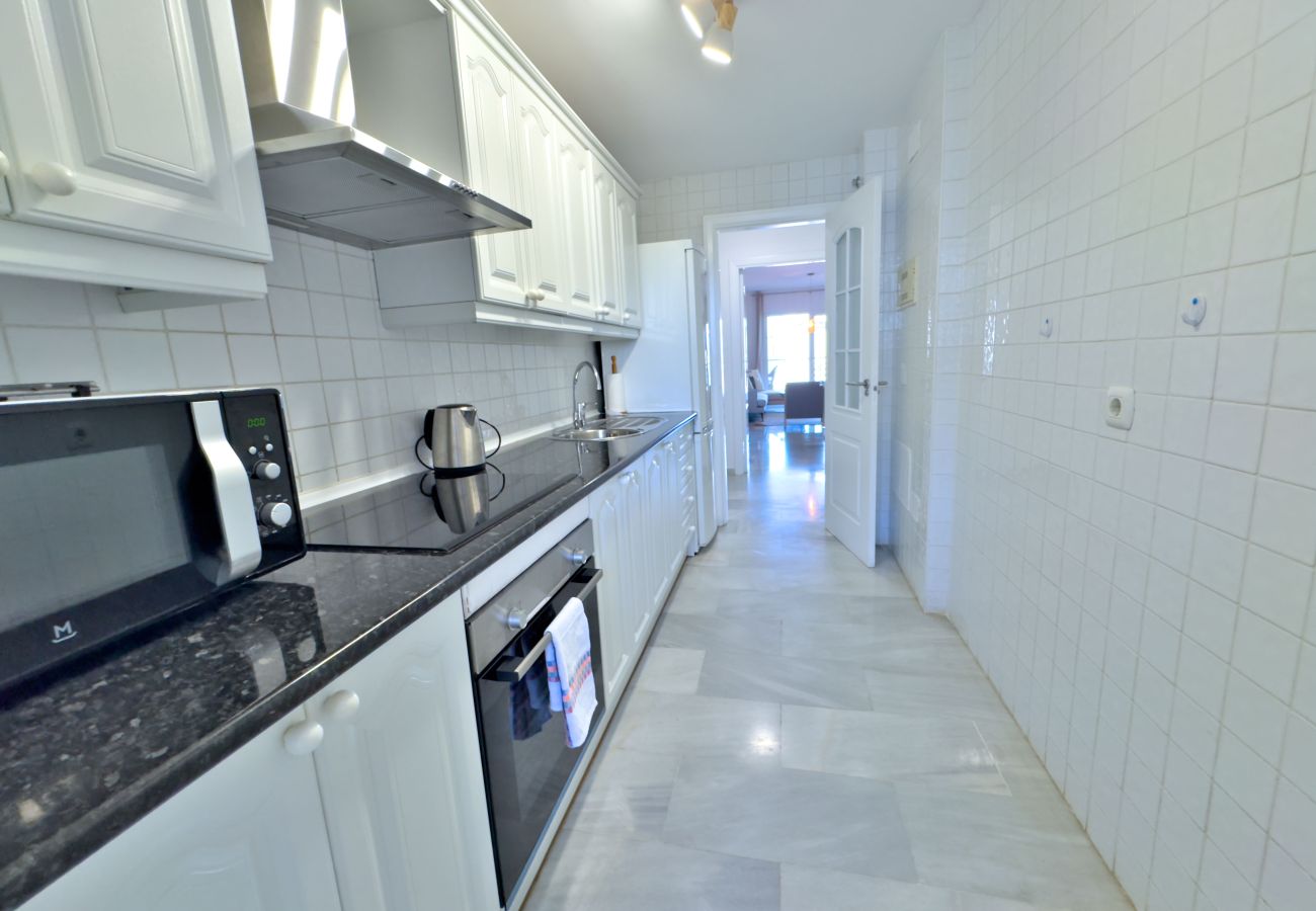Apartamento en Mijas Costa - Apartamento en 1ª Línea de Playa con Piscinas